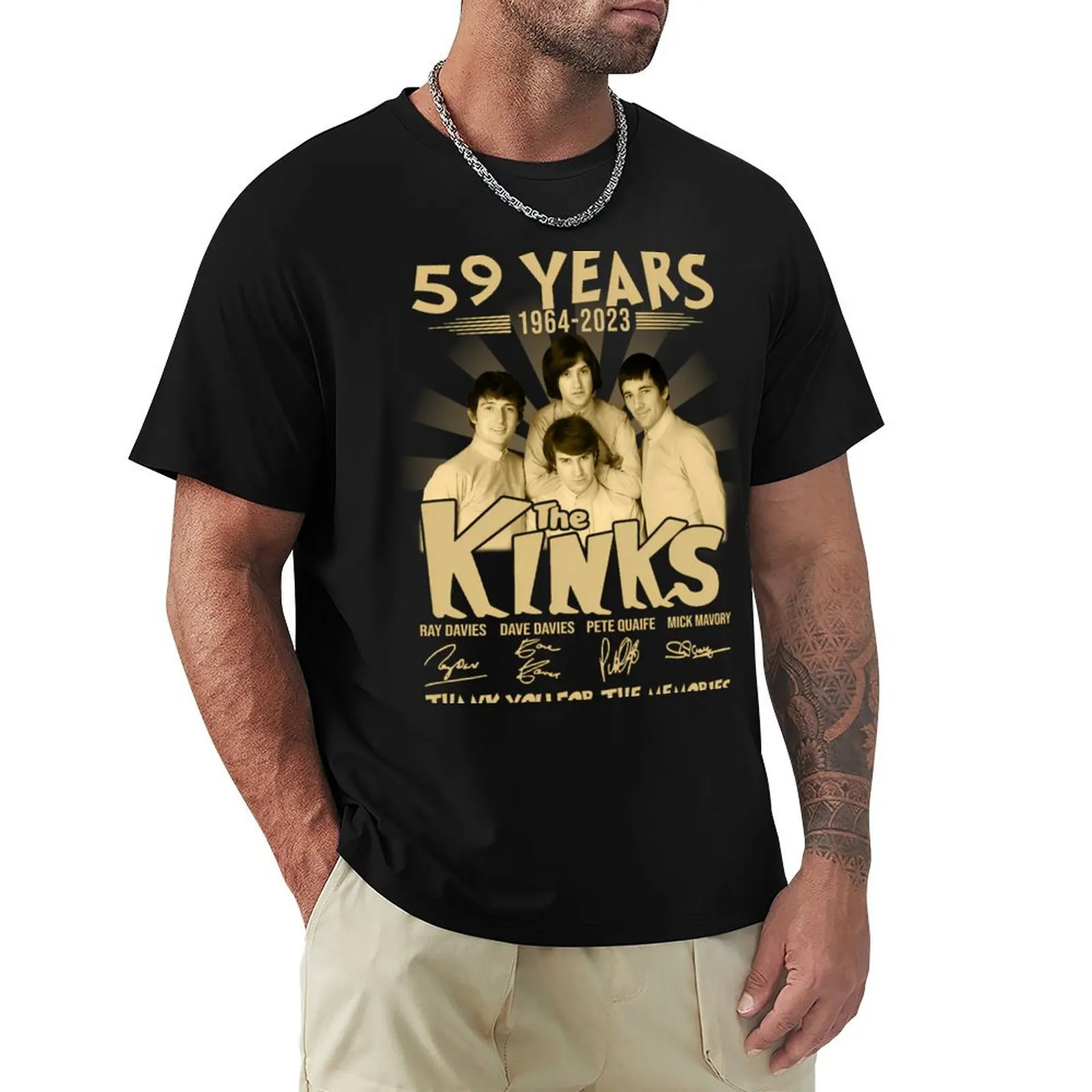 59 years 1964 2023 the Kinks signatures thank you for the memories T-Shirt graphics mens graphic t-shirts hip hop
59 years 1964 2023 the Kinks signatures thank you for the memories T-Shirt graphics mens graphic t-shirts hip hop