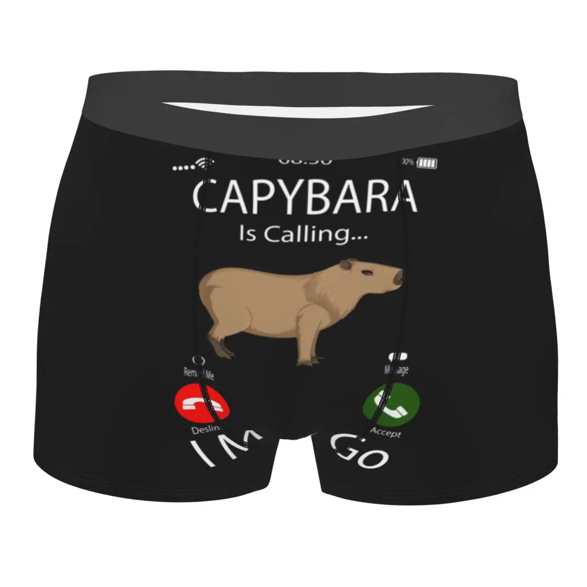 Нижнее белье Capybara Is Calling I Must Go, забавные боксеры с принтом Ctue, мужские трусы высокого качества, дышащие шорты, трусы, подарок
Нижнее белье Capybara Is Calling I Must Go, забавные боксеры с принтом Ctue, мужские трусы высокого качества, дышащие шорты, трусы, подарок