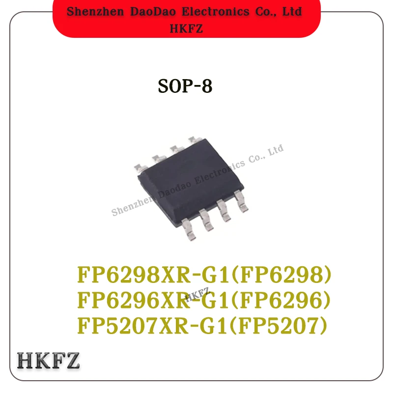 10Pcs FP6298XR-G1 FP6296XR-G1 FP5207XR-G1 FP6298XR FP6296XR FP5207XR FP6298 FP6296 FP5207 IC Chip SOP-8 New Original
10Pcs FP6298XR-G1 FP6296XR-G1 FP5207XR-G1 FP6298XR FP6296XR FP5207XR FP6298 FP6296 FP5207 IC Chip SOP-8 New Original