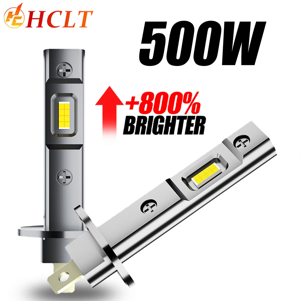 500W 1:1 Halogen Bulb Size H1 LED CANBUS Lights for Car Wireless Plug And Play Automobile Fog Lamp Fanless 6000K White Lights
500W 1:1 Halogen Bulb Size H1 LED CANBUS Lights for Car Wireless Plug And Play Automobile Fog Lamp Fanless 6000K White Lights