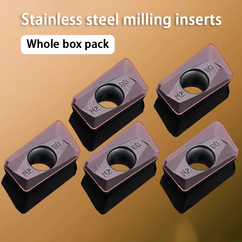 CNC milling inserts APMT1135 carbide stainless steel 1604 milling inserts fast feed R0.8 milling machine tool grains
CNC milling inserts APMT1135 carbide stainless steel 1604 milling inserts fast feed R0.8 milling machine tool grains