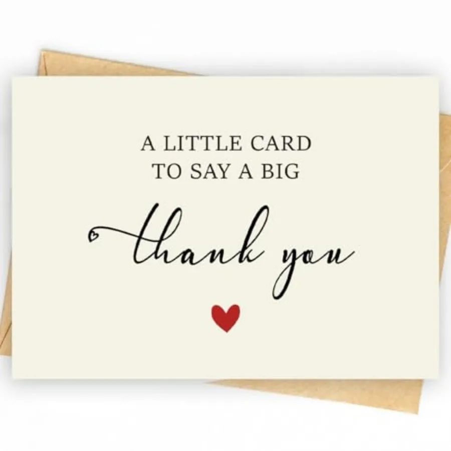 25 Pack 350GSM Thank You Cards Thank You Cards and Notes with Envelopes Pefect for Baby Shower Wedding Teacher Graduation Busin
25 Pack 350GSM Thank You Cards Thank You Cards and Notes with Envelopes Pefect for Baby Shower Wedding Teacher Graduation Busin