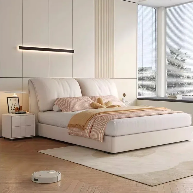 Modern Unique Bed Minimalist Upholstered Storage Bedroom Bed Double Sleeping French Ebles Para El Hogar Home Accessories
Modern Unique Bed Minimalist Upholstered Storage Bedroom Bed Double Sleeping French Ebles Para El Hogar Home Accessories