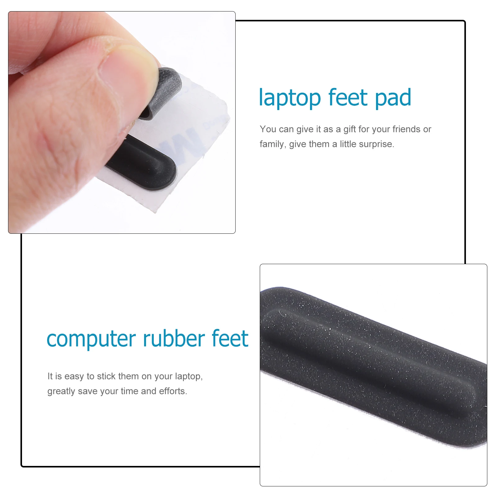 4pcs Rubber Feet Pad for Laptop Bottom Non Slip Durable Compatible L440 L450 W540 Easy Install Gift Idea Computer
4pcs Rubber Feet Pad for Laptop Bottom Non Slip Durable Compatible L440 L450 W540 Easy Install Gift Idea Computer