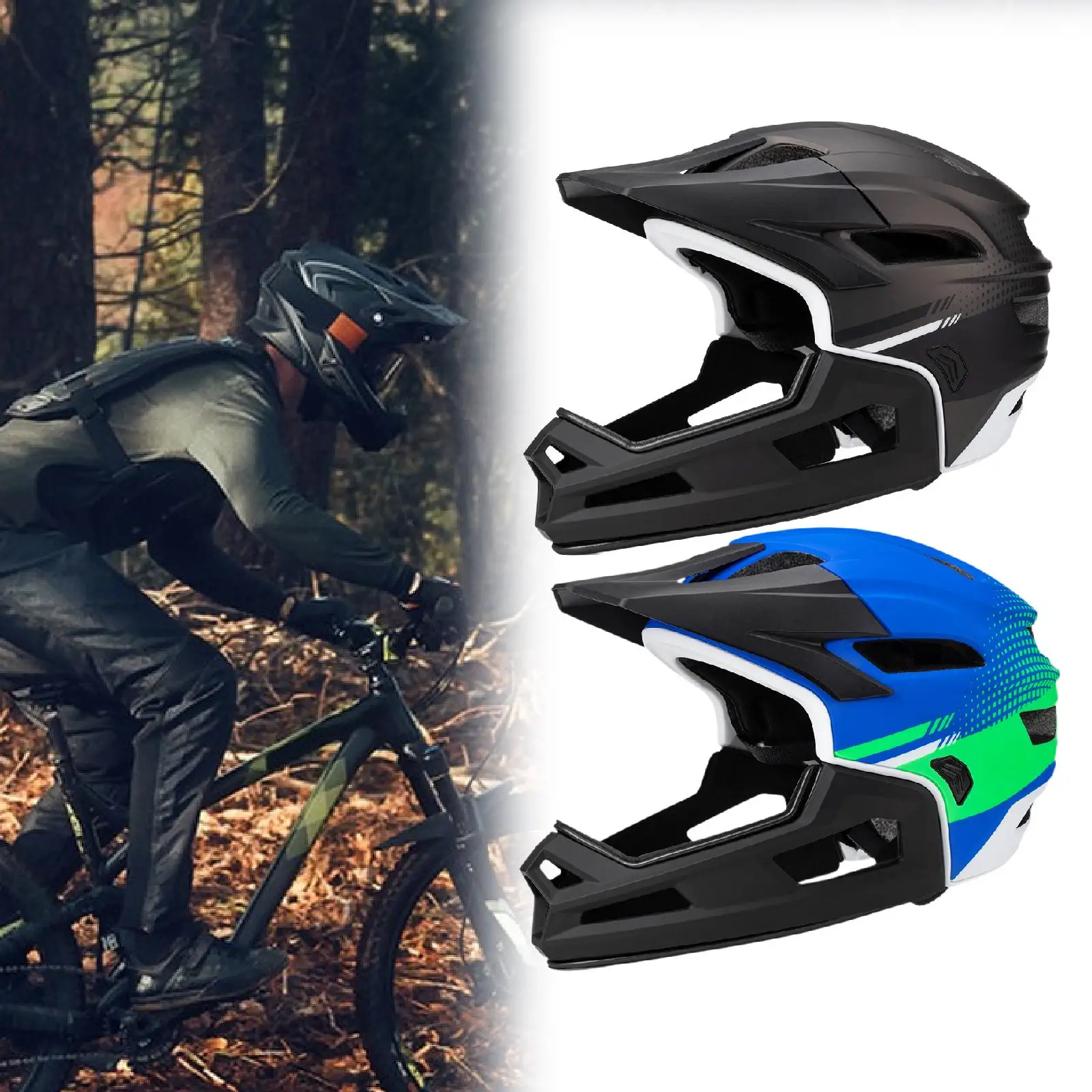 Полнолицевой велосипедный шлем, регулируемый скутер, сноуборд, велосипедный шлем
Полнолицевой велосипедный шлем, регулируемый скутер, сноуборд, велосипедный шлем