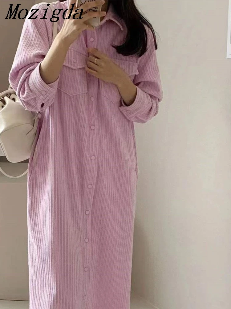 Autumn Long Sleeve Striped Print Shirt Dress Women Loose Pleated Korean Style Fashion Ladies Dresses Casual Woman Vestidos
Autumn Long Sleeve Striped Print Shirt Dress Women Loose Pleated Korean Style Fashion Ladies Dresses Casual Woman Vestidos