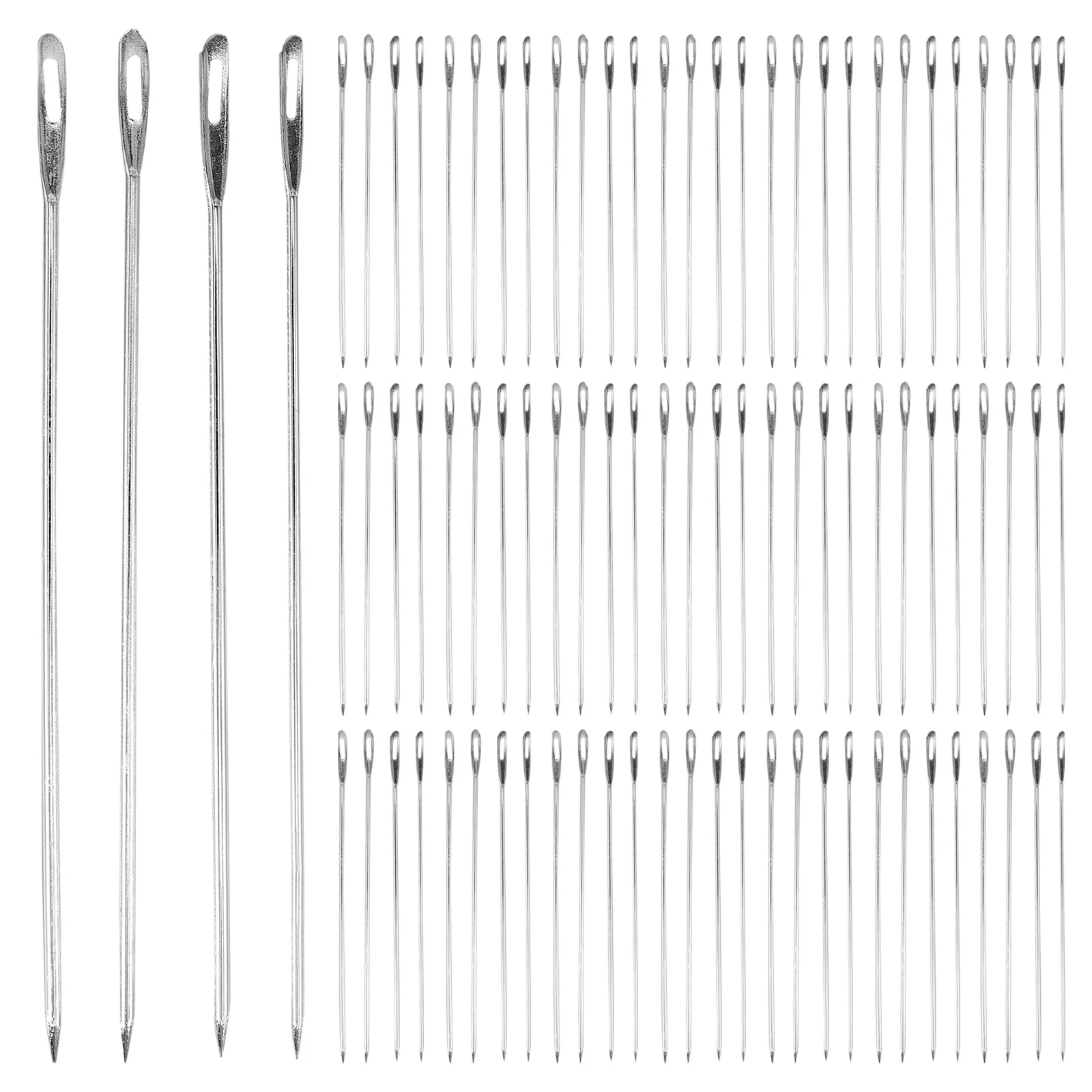 100Pcs Wear-Resistant Large-Eye Needles for Knitting Hats Scarves Socks Yarn Craft Tools Darning Needles for Knitting
100Pcs Wear-Resistant Large-Eye Needles for Knitting Hats Scarves Socks Yarn Craft Tools Darning Needles for Knitting