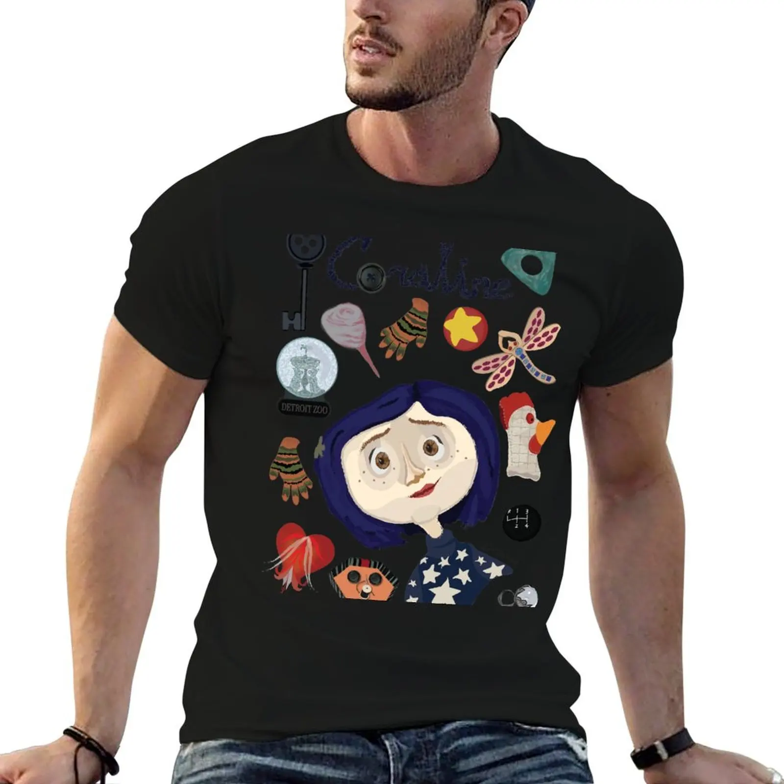 Feeling Blue At the Pink Palace Apartments Pattern T-Shirt graphic shirts plain korean fashion mens designer t shirt
Feeling Blue At the Pink Palace Apartments Pattern T-Shirt graphic shirts plain korean fashion mens designer t shirt