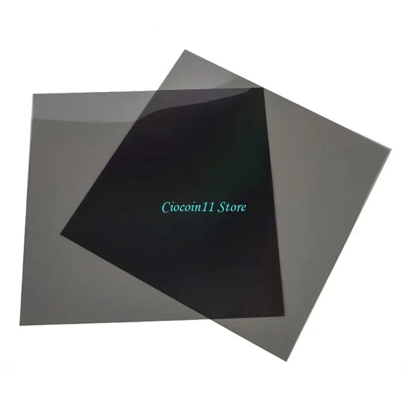 Y1UB Linear Polarizing Film Polarized Film Sheets Optical 3.5'' / 7'' for Screen Educational Physics Polarizing Filter
Y1UB Linear Polarizing Film Polarized Film Sheets Optical 3.5'' / 7'' for Screen Educational Physics Polarizing Filter