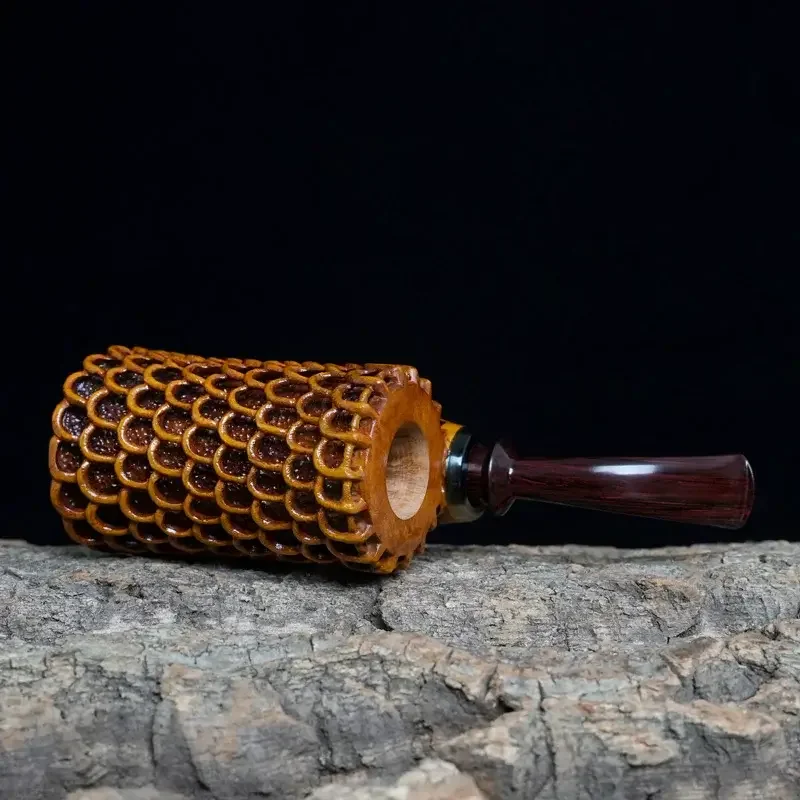 MUXIANG Handmade 9mm Straight Stem Poker wood Pipe
MUXIANG Handmade 9mm Straight Stem Poker wood Pipe