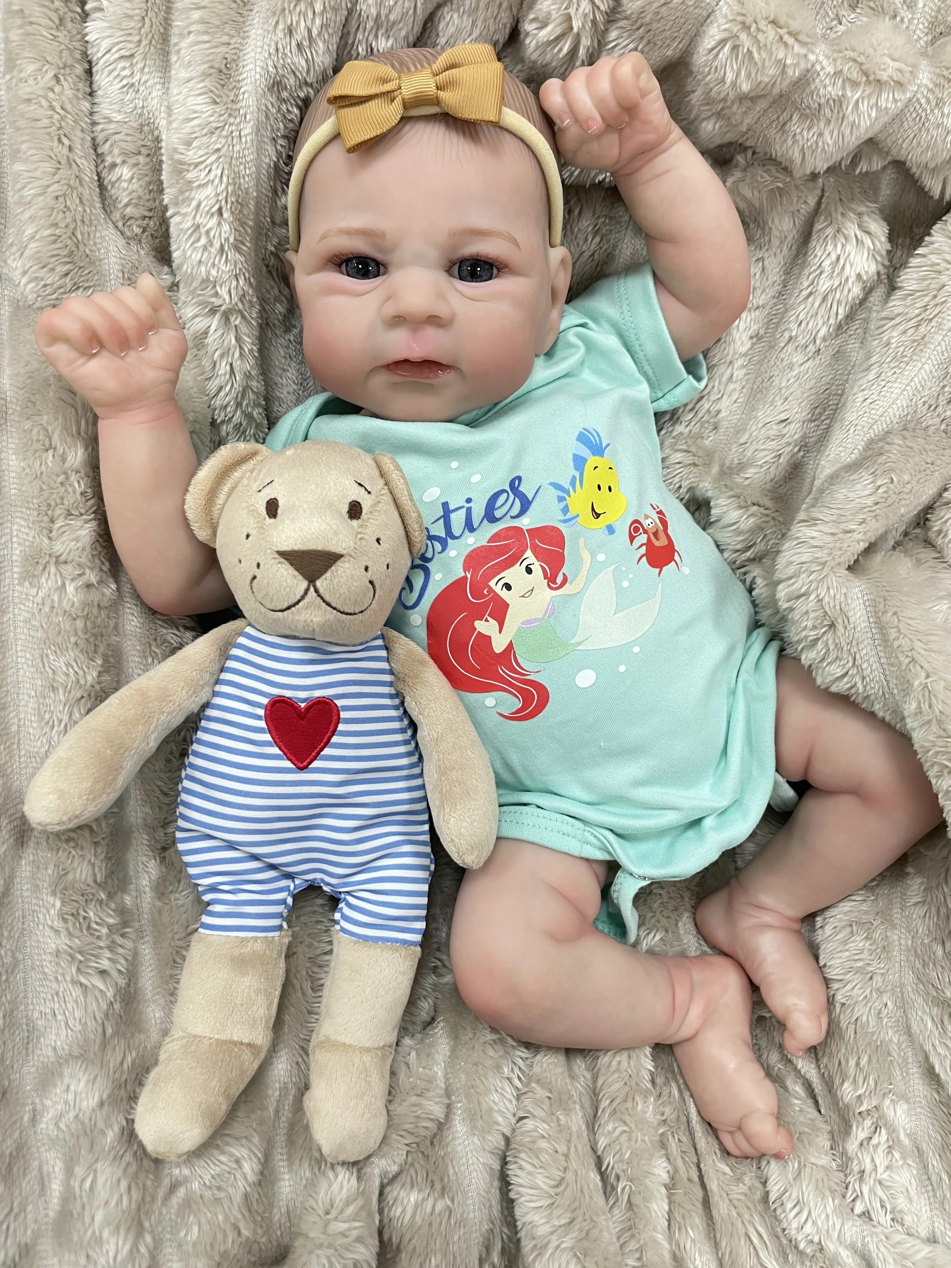 Cokela 19 inch/48 cm wholesale alive lifelike soft full body silicone doll baby toys reborn dolls silicone baby doll
Cokela 19 inch/48 cm wholesale alive lifelike soft full body silicone doll baby toys reborn dolls silicone baby doll