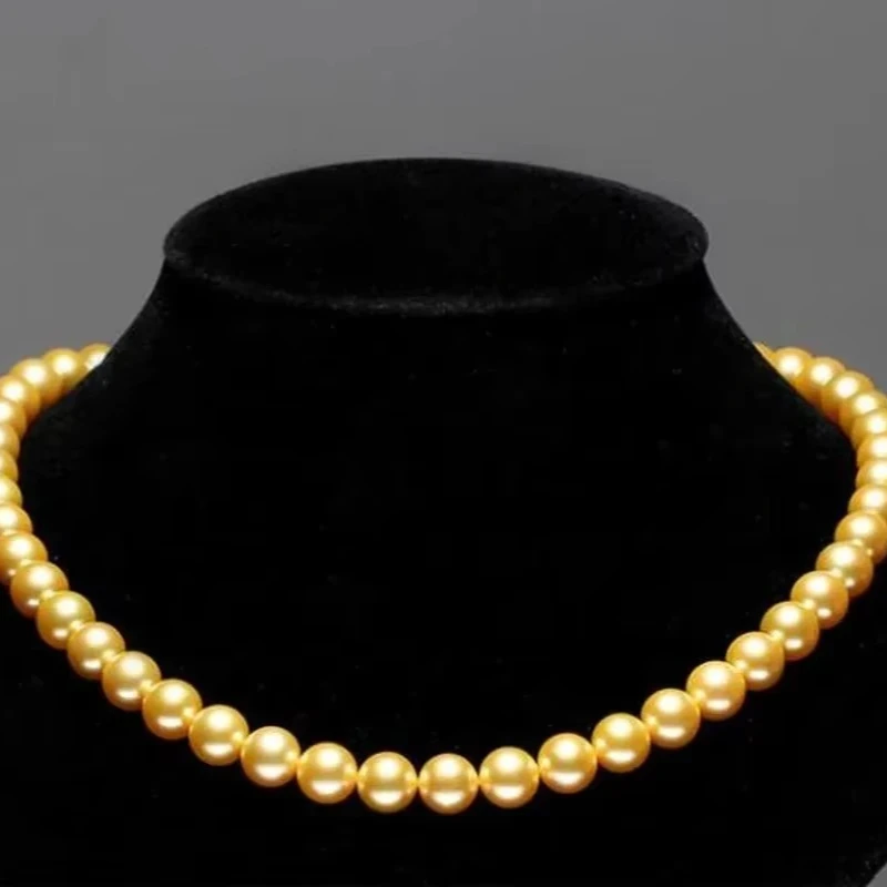 Luxury 8-9mm Gold Pearl Necklace, Free Shipping, Elegant Gift for Mom, Women's Fashion Jewelry
Luxury 8-9mm Gold Pearl Necklace, Free Shipping, Elegant Gift for Mom, Women's Fashion Jewelry