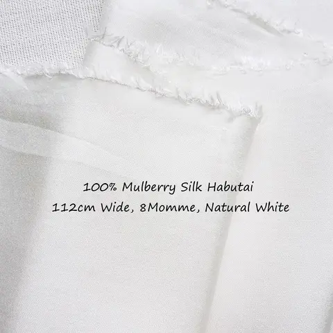 44'' Wide By Meters Natural White Silk Habutai Material Linings 100% Mulberry Silk Fabric Habotai