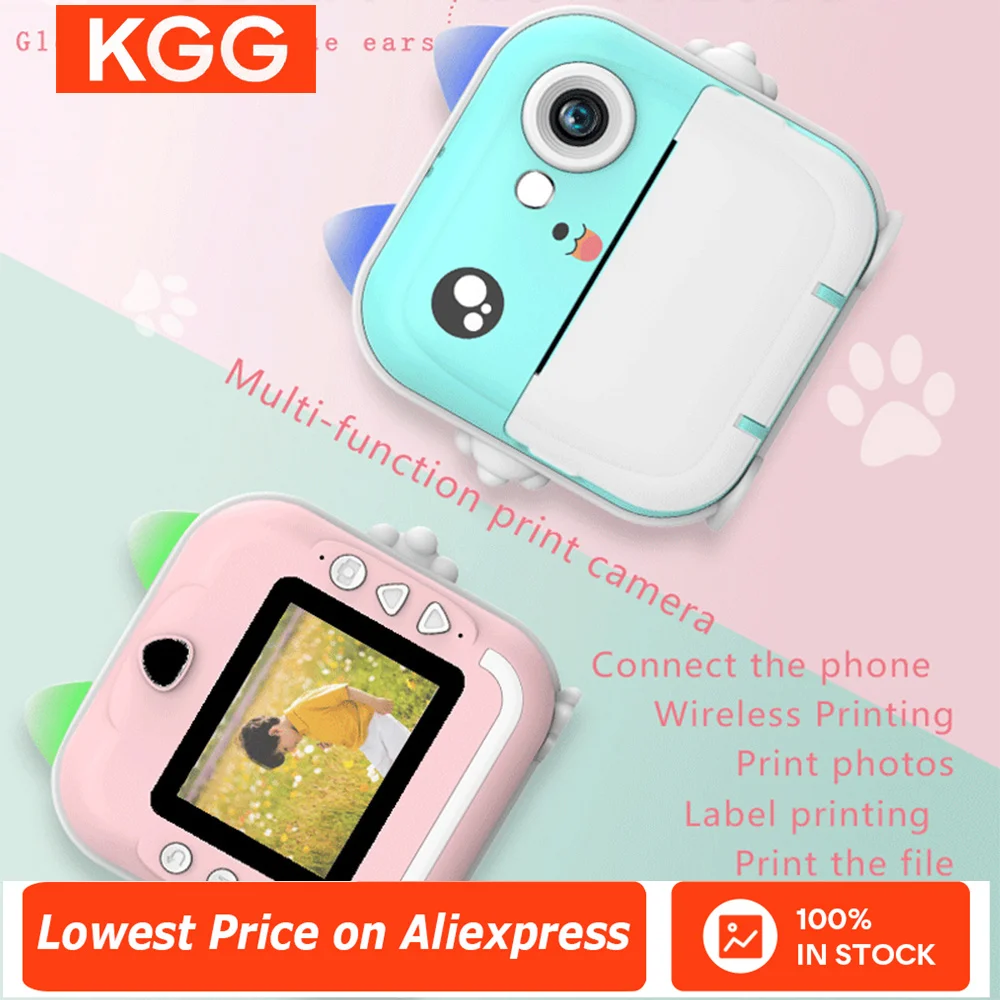 Children 1080P HD Digital Camera Toys Instant Print for Kids Thermal Print Camera Instant Print Photo Video With 32G Memory Card
Children 1080P HD Digital Camera Toys Instant Print for Kids Thermal Print Camera Instant Print Photo Video With 32G Memory Card