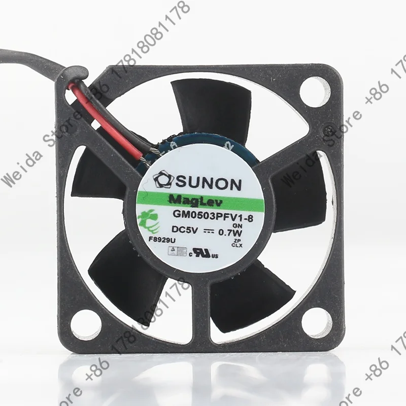 Original model SUNON Built Precision Fan GM0503PFV1-8 DC5V 0.7W 3010 30X30X10MM 3CM Small Fan Silent
Original model SUNON Built Precision Fan GM0503PFV1-8 DC5V 0.7W 3010 30X30X10MM 3CM Small Fan Silent