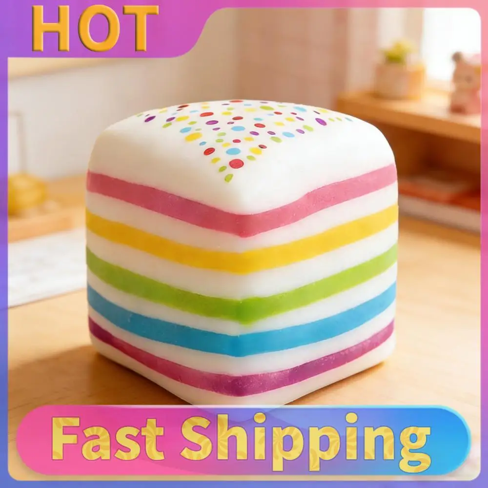 Rainbow Cake Cute Desk Sensory Fidget Toy Colorful Squeeze Ball for Kids Teens Adults Party Favors Birthday Gifts
Rainbow Cake Cute Desk Sensory Fidget Toy Colorful Squeeze Ball for Kids Teens Adults Party Favors Birthday Gifts