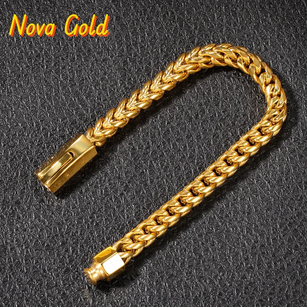 NovaGlod Luxury 24K 9999 Pure Gold real gold Hip Hop Trendy Men's Bracelet
NovaGlod Luxury 24K 9999 Pure Gold real gold Hip Hop Trendy Men's Bracelet