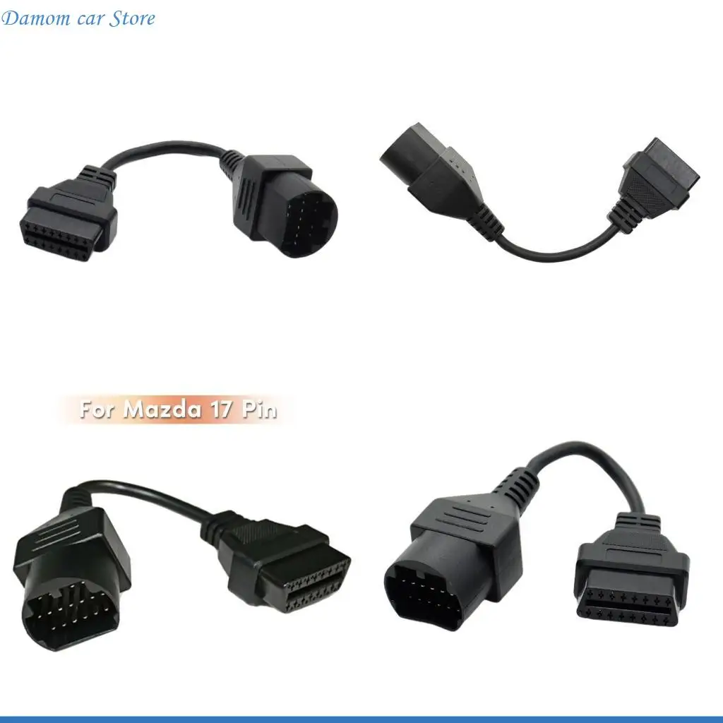 A2UC OBD2 Кабельный преобразователь Сканер, совместимый с транспортным средством 17 PIN -коннал до 16PIN Полный диагностический 
A2UC OBD2 Кабельный преобразователь Сканер, совместимый с транспортным средством 17 PIN -коннал до 16PIN Полный диагностический