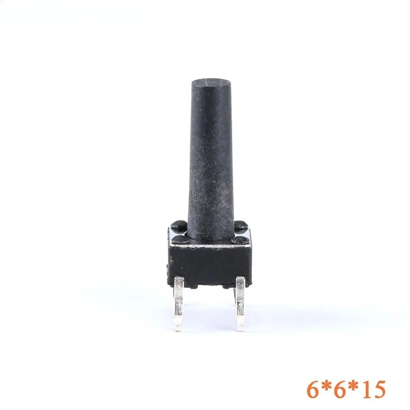 100PCS Mini Micro Switch Touch Tactile Push Button Switch 6×6 4.3/5/6/7/8/8.5/9/10/11/12/13/14/15MM Vertical 4 Pin Switch Cap
100PCS Mini Micro Switch Touch Tactile Push Button Switch 6×6 4.3/5/6/7/8/8.5/9/10/11/12/13/14/15MM Vertical 4 Pin Switch Cap