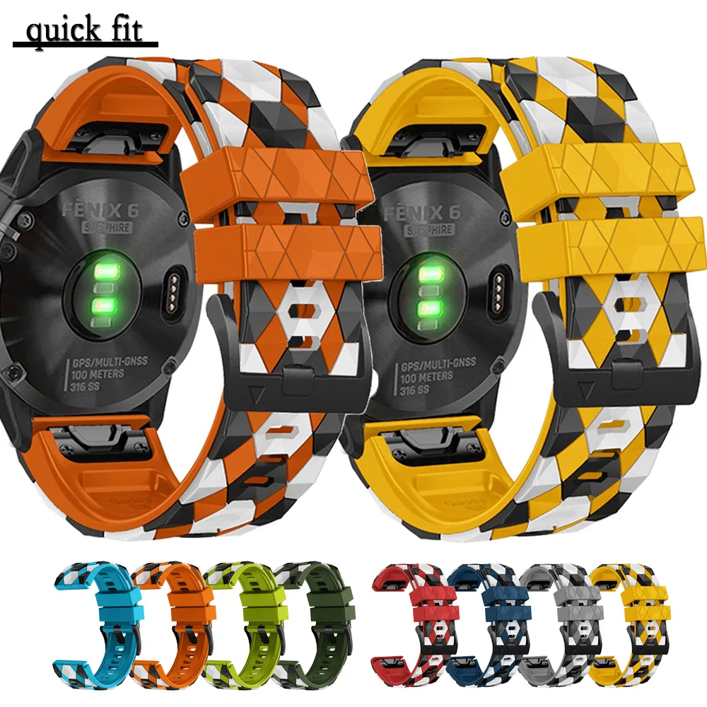 26mm Bracelet Smart Watch Band Straps For Garmin Fenix 7X/5X/5X Plus/6X Sapphire/6X Pro Tricolor Football Pattern Sport Band
26mm Bracelet Smart Watch Band Straps For Garmin Fenix 7X/5X/5X Plus/6X Sapphire/6X Pro Tricolor Football Pattern Sport Band