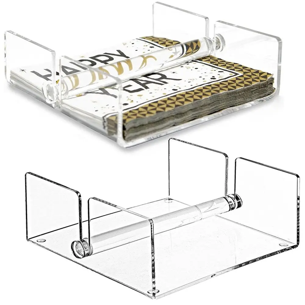 Central Acrylic Bar Acrylic Napkin Holder Large Capacity Anti-slip Tissue Paper Stand Anti-scratch Flat Bottom
Central Acrylic Bar Acrylic Napkin Holder Large Capacity Anti-slip Tissue Paper Stand Anti-scratch Flat Bottom