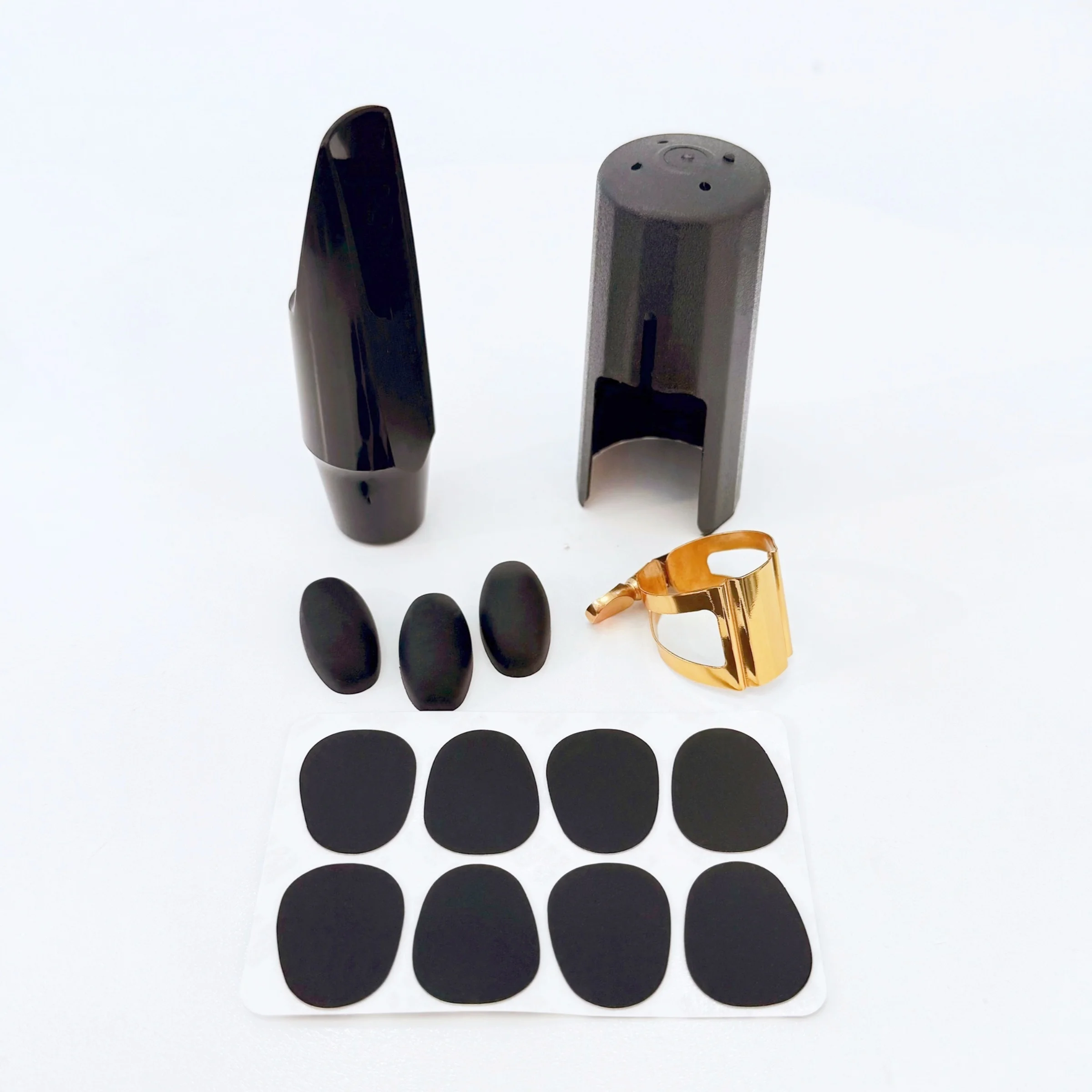Alto Sax Mouthpiece Set,Mouthpiece Dust-Proof Cap Saxophone Fasteners Thumb Rests Tooth Pads,Compatible with Yamaha/Yanagisawa
Alto Sax Mouthpiece Set,Mouthpiece Dust-Proof Cap Saxophone Fasteners Thumb Rests Tooth Pads,Compatible with Yamaha/Yanagisawa