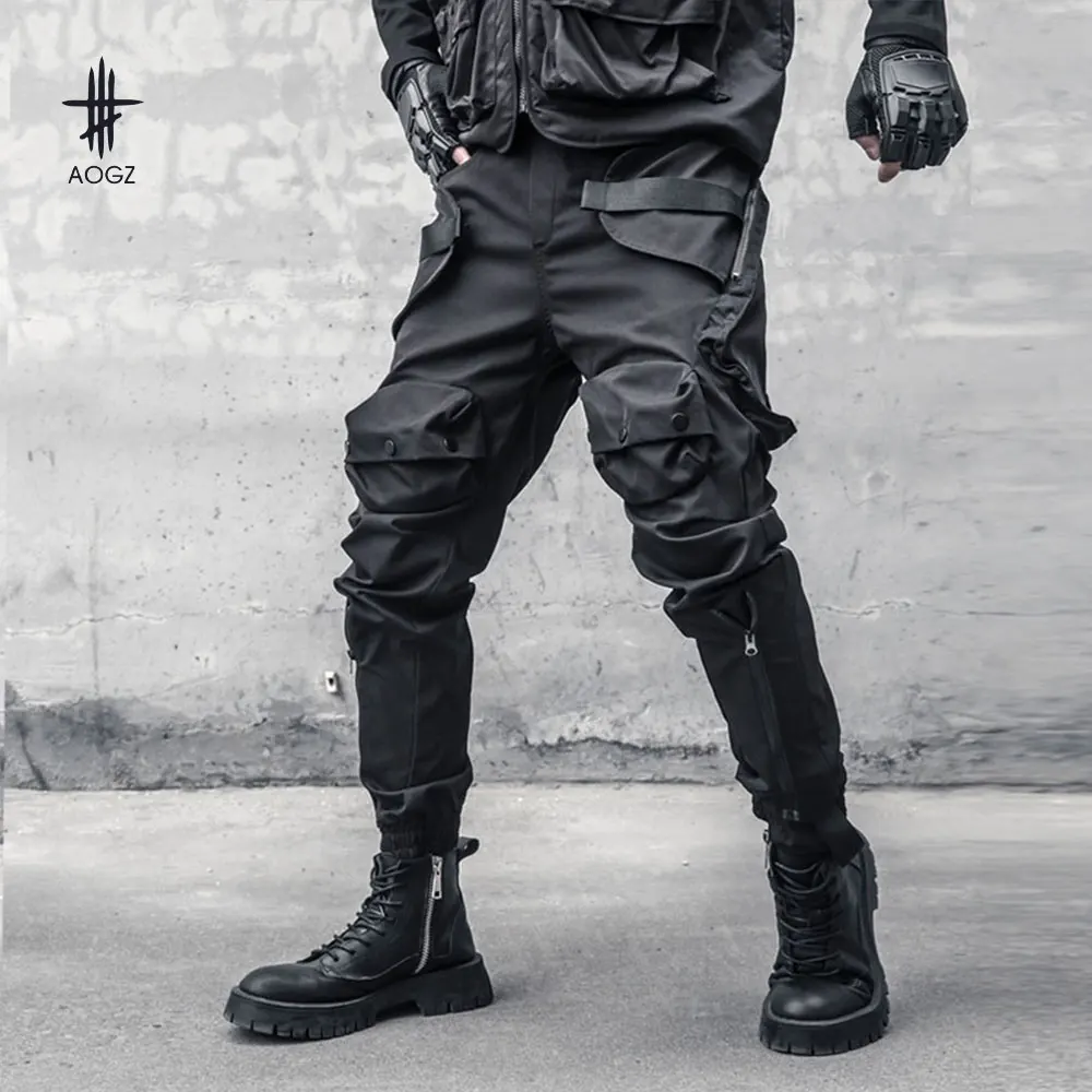 AOGZ Casual Vintage Harajuku Cargo Pants Men Techwear Punk Tactical Pants Zipper Joggers Trousers Loose Hip Hop Streetwear New
AOGZ Casual Vintage Harajuku Cargo Pants Men Techwear Punk Tactical Pants Zipper Joggers Trousers Loose Hip Hop Streetwear New