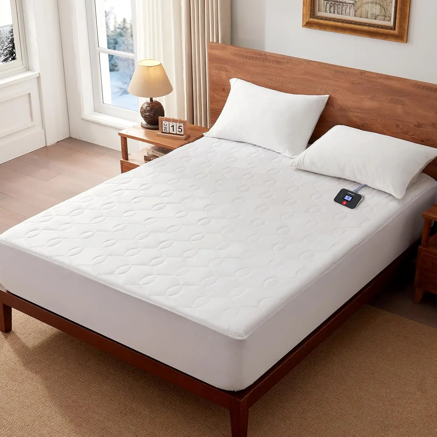 Twin Size Heated Mattr Pad, Bed Warmer Electric Mattr Cover With 10 Heat Settings, 1-12H Auto Shut Off, Fit Up To 15"" Deep
Twin Size Heated Mattr Pad, Bed Warmer Electric Mattr Cover With 10 Heat Settings, 1-12H Auto Shut Off, Fit Up To 15"" Deep