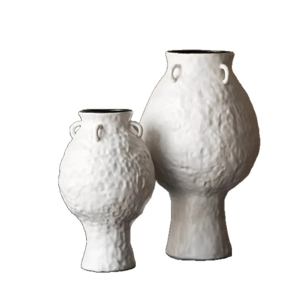 Creative retro ceramic vase B & B hotel dining table high sense white flower arrangement home countertop simple ornament
Creative retro ceramic vase B & B hotel dining table high sense white flower arrangement home countertop simple ornament