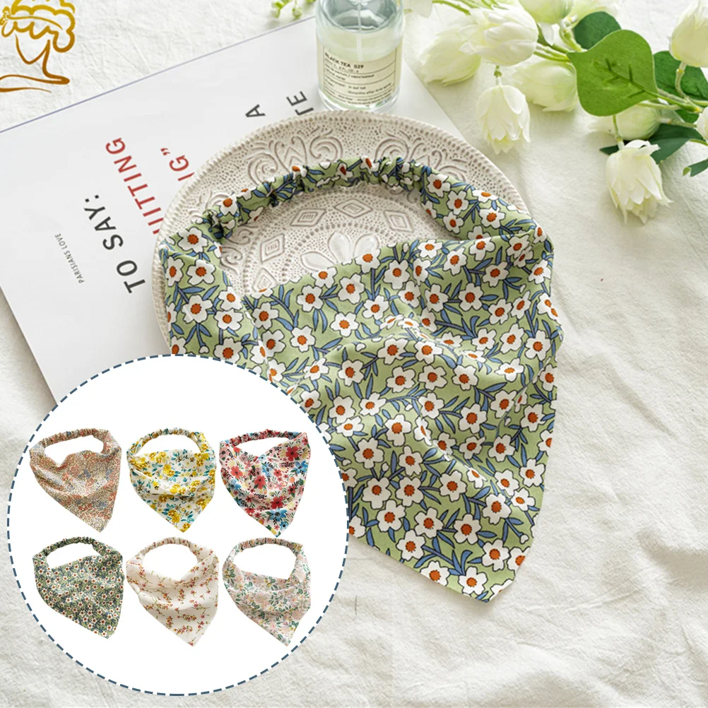 6 Pcs Floral Turban Women Headbands Girls Womens Scarves Neck Scarf for Hair Triangle Women's
6 Pcs Floral Turban Women Headbands Girls Womens Scarves Neck Scarf for Hair Triangle Women's
