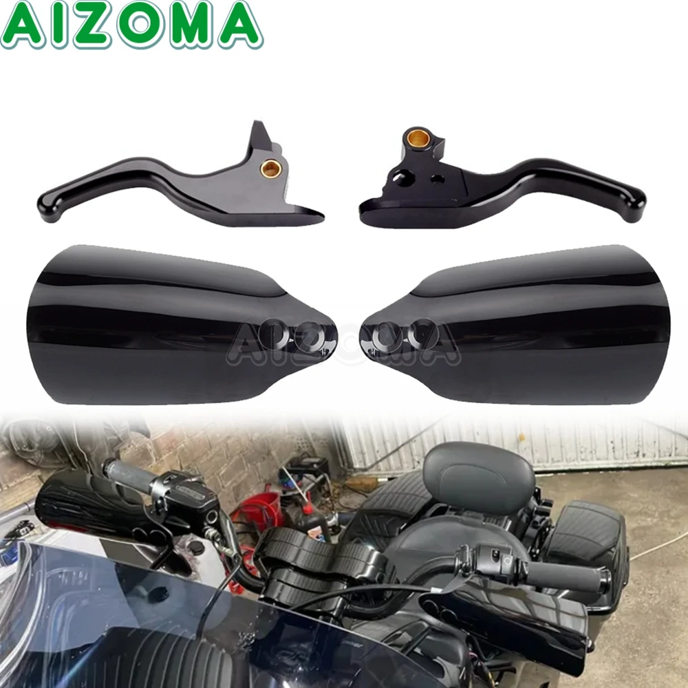 For Harley Softail Deluxe FLDE Standard FXST Heritage Classic FLHC FLHCS 5.9" Cltuch Brake Lever Hand Shield Wind Handguard18-23
For Harley Softail Deluxe FLDE Standard FXST Heritage Classic FLHC FLHCS 5.9" Cltuch Brake Lever Hand Shield Wind Handguard18-23
