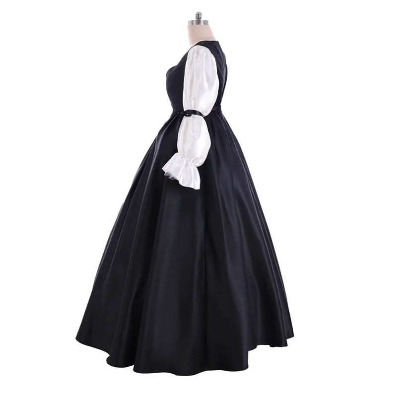 Outlander Claire Randall Fraser Cosplay Costume Medieval Colonial Black Evening Dress Rococo Dress Halloween Party Long Dress
Outlander Claire Randall Fraser Cosplay Costume Medieval Colonial Black Evening Dress Rococo Dress Halloween Party Long Dress