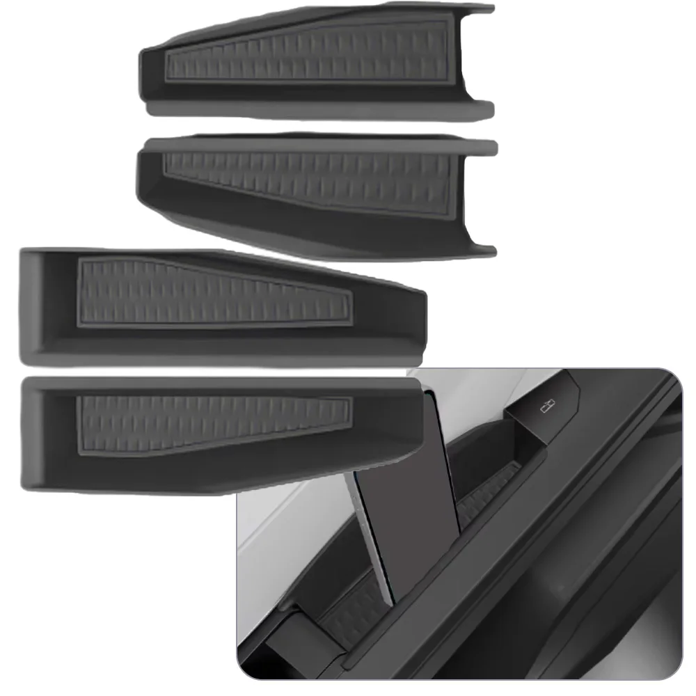 4pcs Black Silica Gel Car Door Handle Storage Box Tray For Tesla Cybertruck 2024 Container Organizer Accessories
4pcs Black Silica Gel Car Door Handle Storage Box Tray For Tesla Cybertruck 2024 Container Organizer Accessories