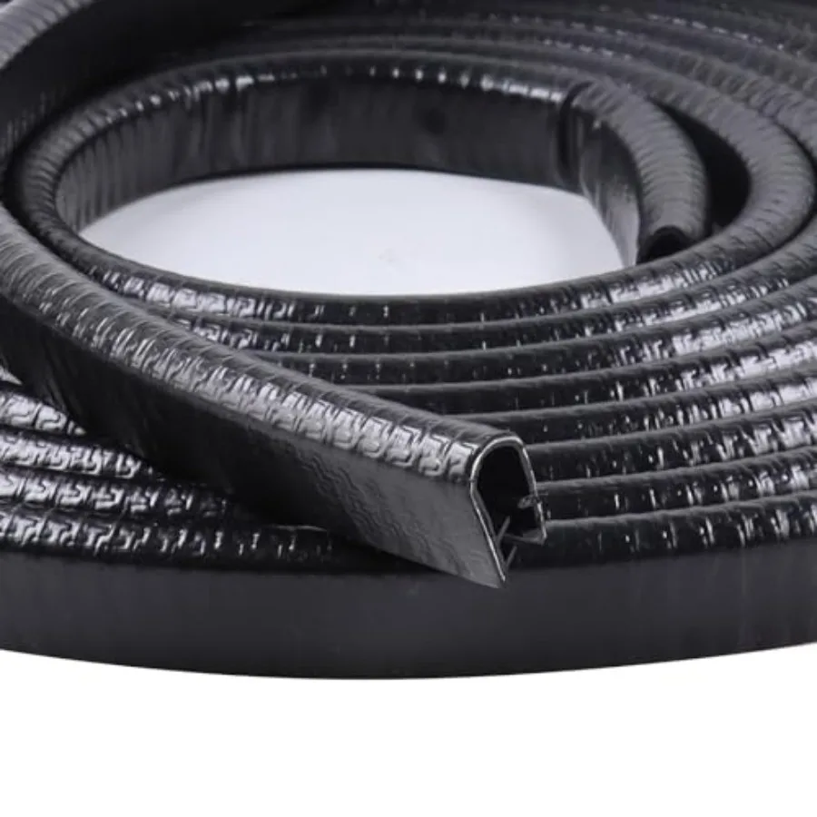 Edge Trim U-Channel Rubber Trim Edge with Steel 1/2" X 3/8" - Fit Gap 3/64" to1/4 Car Door Edge Sealing Strip PVC Weather Strip
Edge Trim U-Channel Rubber Trim Edge with Steel 1/2" X 3/8" - Fit Gap 3/64" to1/4 Car Door Edge Sealing Strip PVC Weather Strip