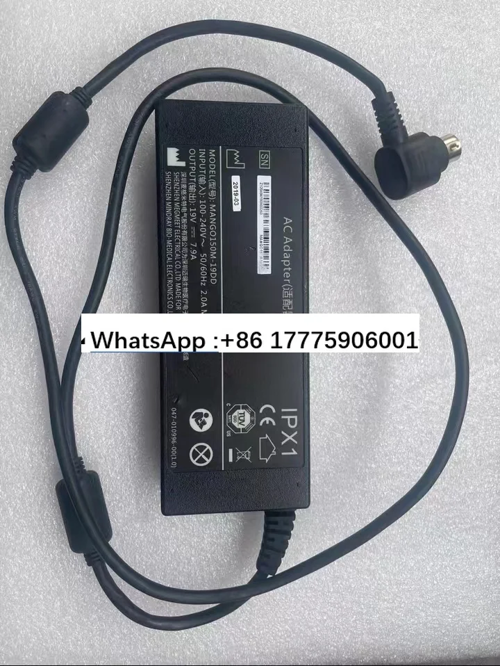 M9 Portable Color Ultrasound Power Adapter 19V7.9A Model: MANGO150M-19DD
M9 Portable Color Ultrasound Power Adapter 19V7.9A Model: MANGO150M-19DD
