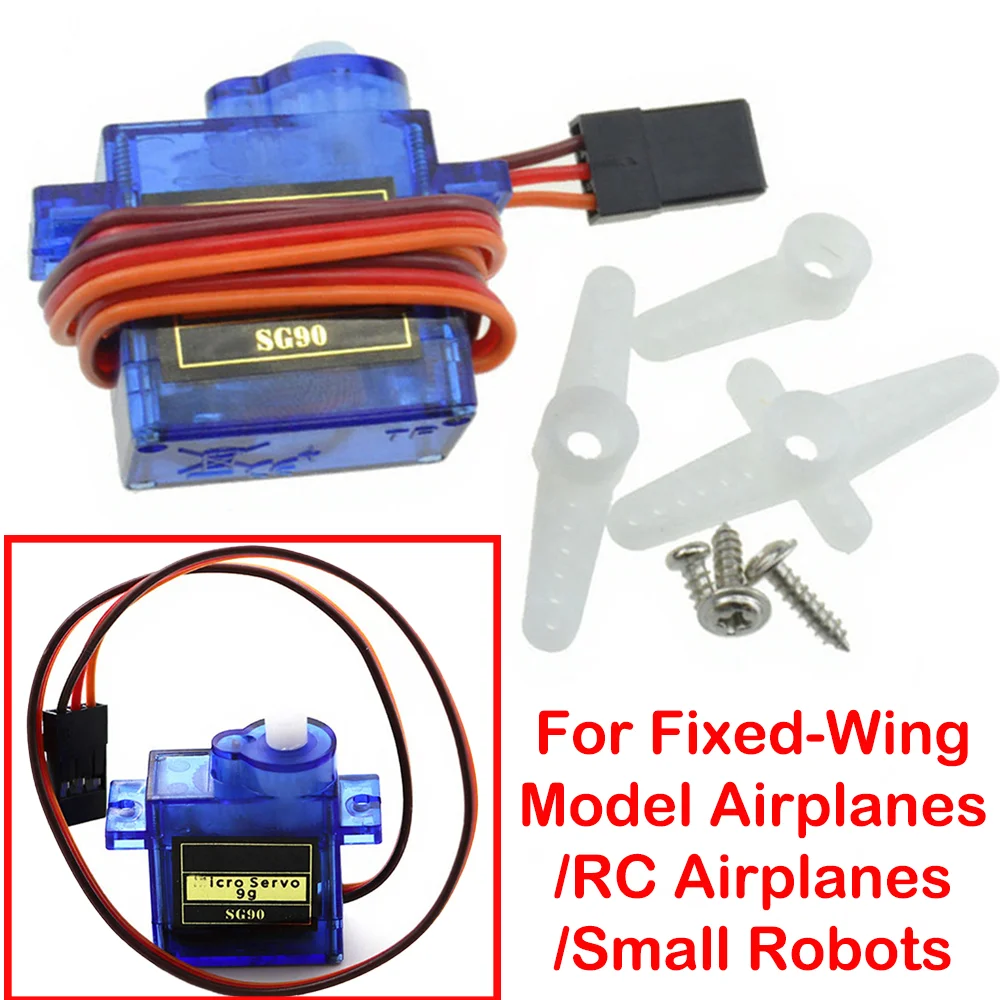 For Fixed-Wing Model Airplanes/RC Airplanes/Small Robots SG90 9G Servo Accessories
For Fixed-Wing Model Airplanes/RC Airplanes/Small Robots SG90 9G Servo Accessories