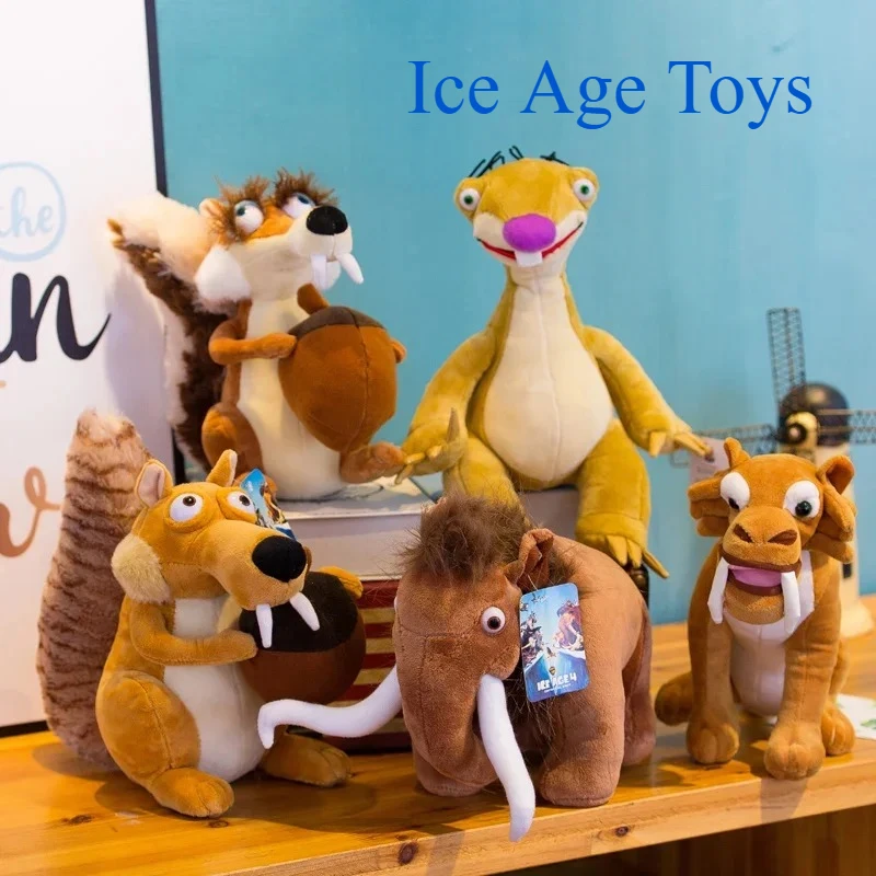 Disney Ice Age Plush Toys Animation Cartoon Mammoth Squirrel Sloth Saber-Toothed Tiger Doll Gripper Dolls Kids Gift Lovely Toys
Disney Ice Age Plush Toys Animation Cartoon Mammoth Squirrel Sloth Saber-Toothed Tiger Doll Gripper Dolls Kids Gift Lovely Toys