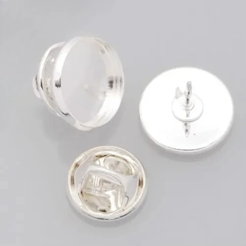 50PCS Silver Copper Cameo Brooch Back,brooch Bezel,Tie Tac Clutch with 12mm Round Bezel Cup Pines
50PCS Silver Copper Cameo Brooch Back,brooch Bezel,Tie Tac Clutch with 12mm Round Bezel Cup Pines