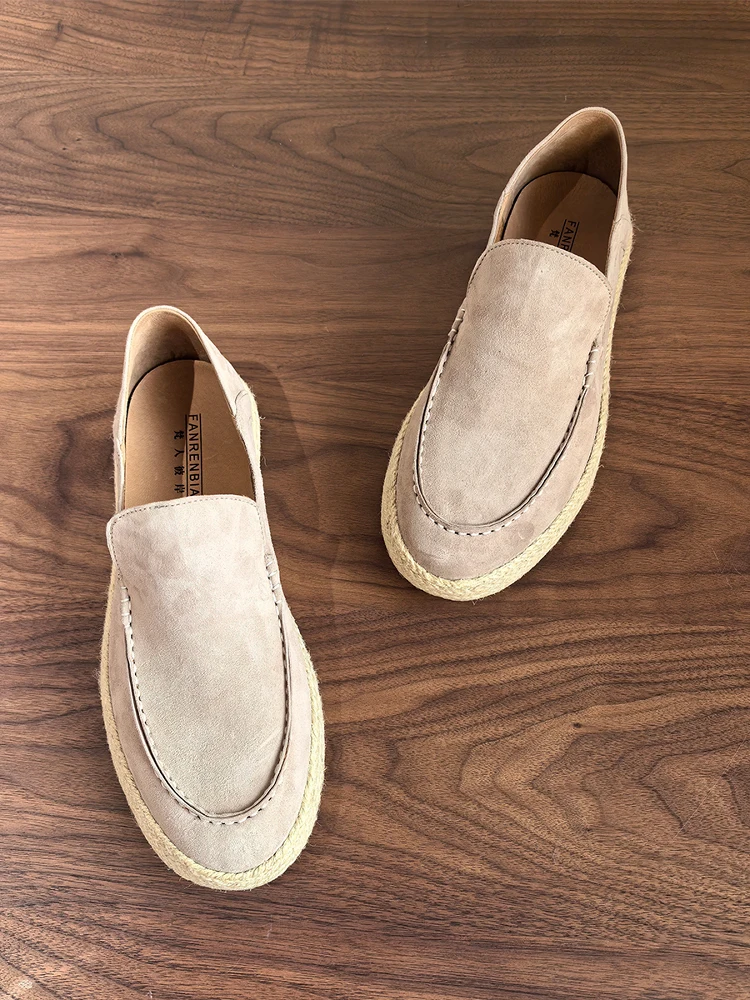 2025 New LP eepskin Men's Slip-On Loers Soft Bot Casual oes Comfortable Leather Boat oes Faionable Flat Heel
2025 New LP eepskin Men's Slip-On Loers Soft Bot Casual oes Comfortable Leather Boat oes Faionable Flat Heel