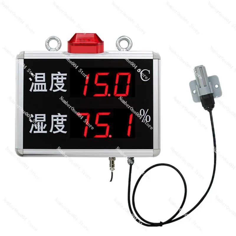 Temperature and Humidity Meter Display Controller with Alarm, Indoor Led Large Screen,greenhouse Bluetooth 485 Sensor
Temperature and Humidity Meter Display Controller with Alarm, Indoor Led Large Screen,greenhouse Bluetooth 485 Sensor
