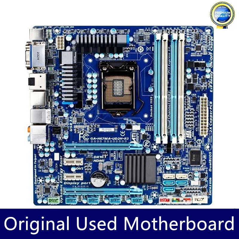 For Used GA-H67MA-UD2H-B3 H67MA-UD2H-B3 Motherboard Desktop LGA1155 H67 Socket LGA 1155 i3 i5 i7 DDR3 16GB Original Mainboard
For Used GA-H67MA-UD2H-B3 H67MA-UD2H-B3 Motherboard Desktop LGA1155 H67 Socket LGA 1155 i3 i5 i7 DDR3 16GB Original Mainboard