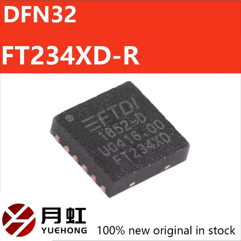 1/10/50pcs FT234XD-R silk screen FT234XD FT234 package DFN32 USB chip original genuine stock
1/10/50pcs FT234XD-R silk screen FT234XD FT234 package DFN32 USB chip original genuine stock