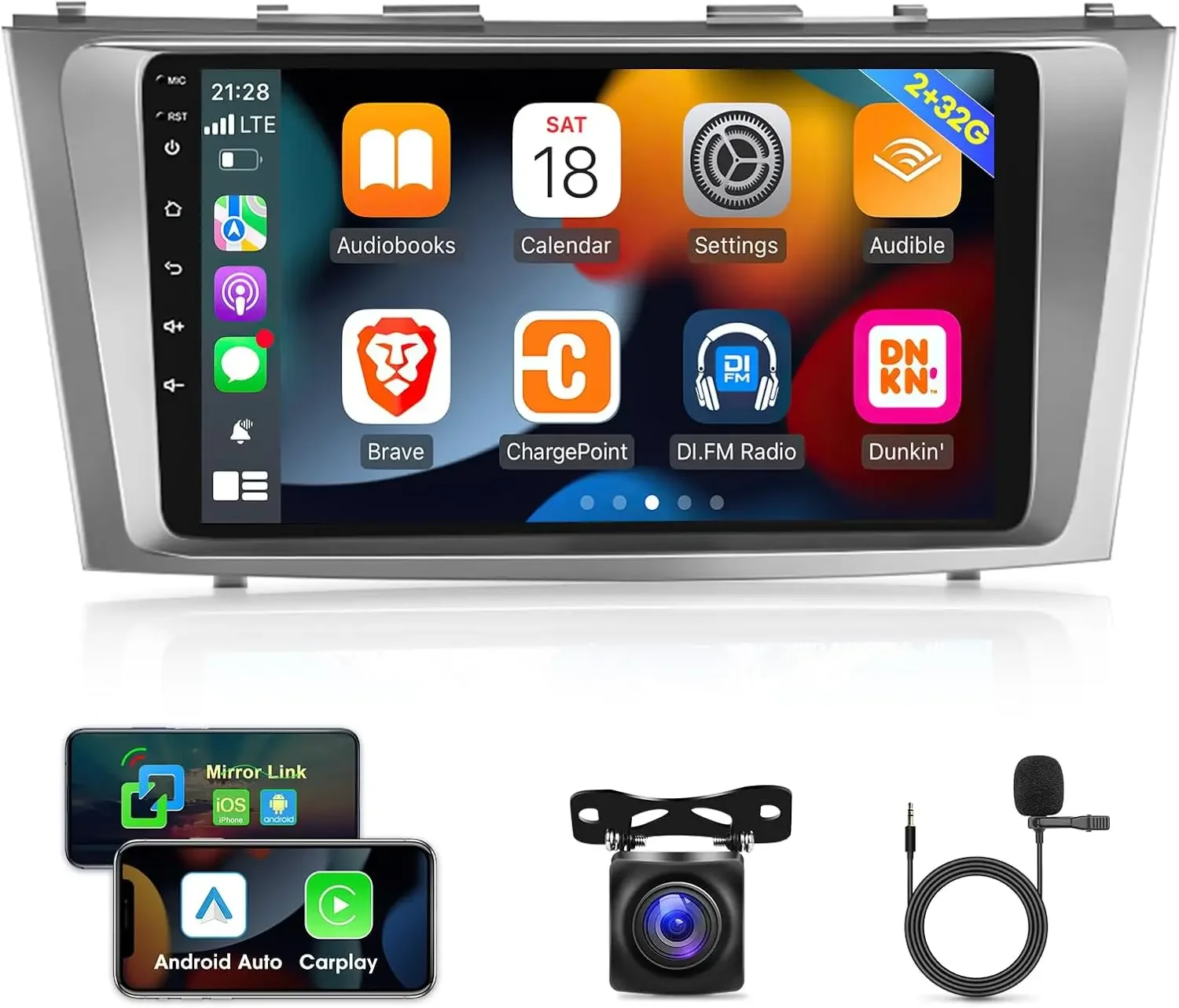 For Carplay/Android Auto 9" Automobile Player Android 13 Bluetooth Navigation Car Music Player Compatible for Camry 2007-2011
For Carplay/Android Auto 9" Automobile Player Android 13 Bluetooth Navigation Car Music Player Compatible for Camry 2007-2011
