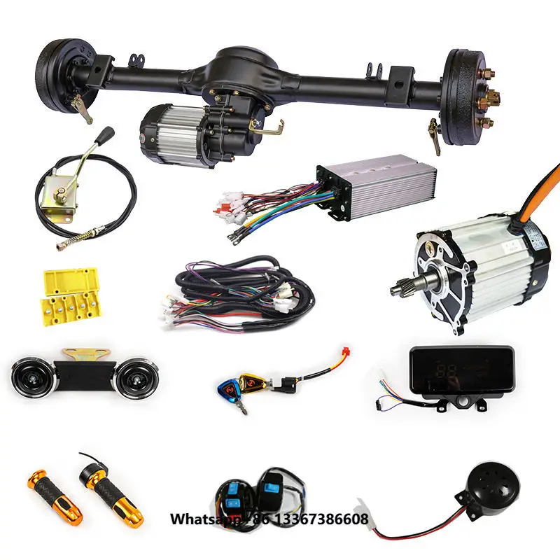 Electric Vehicle Tricycle Rear Axle POWER 1200W Assembly Complete Set of Accessories Support
Electric Vehicle Tricycle Rear Axle POWER 1200W Assembly Complete Set of Accessories Support