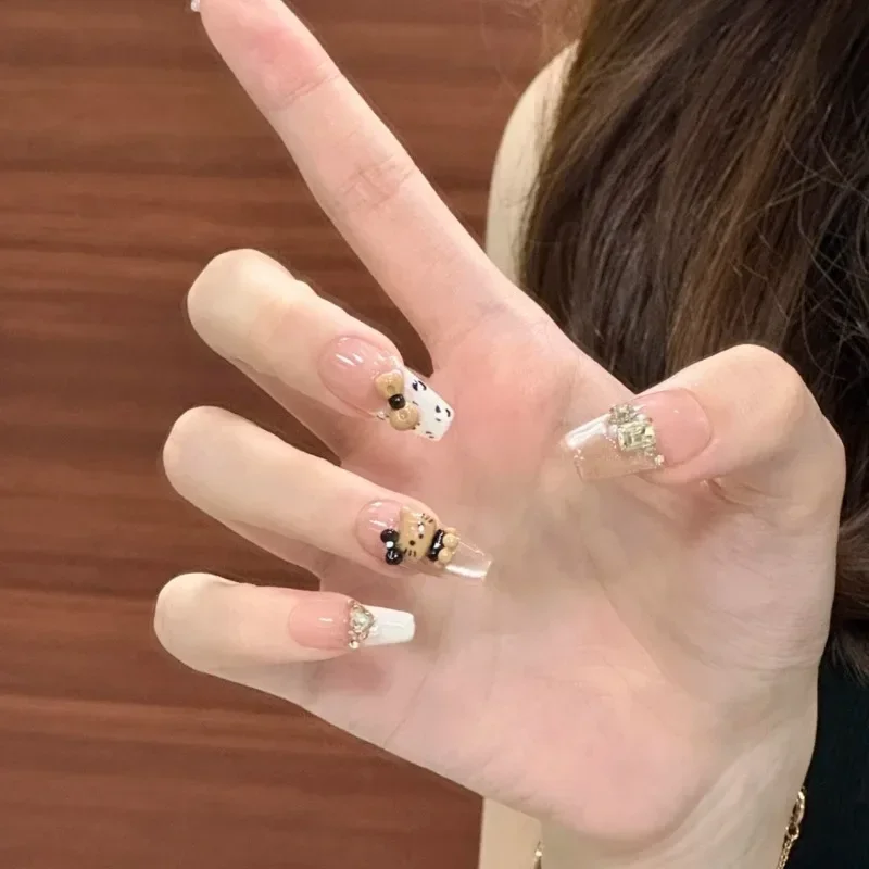 Hello Kitty Anime Kawaii MINISO Ins Print Nail Sticker Cute Cartoon Hand Wear Nail Flash Pendant Decoration Gifts for Girls
Hello Kitty Anime Kawaii MINISO Ins Print Nail Sticker Cute Cartoon Hand Wear Nail Flash Pendant Decoration Gifts for Girls