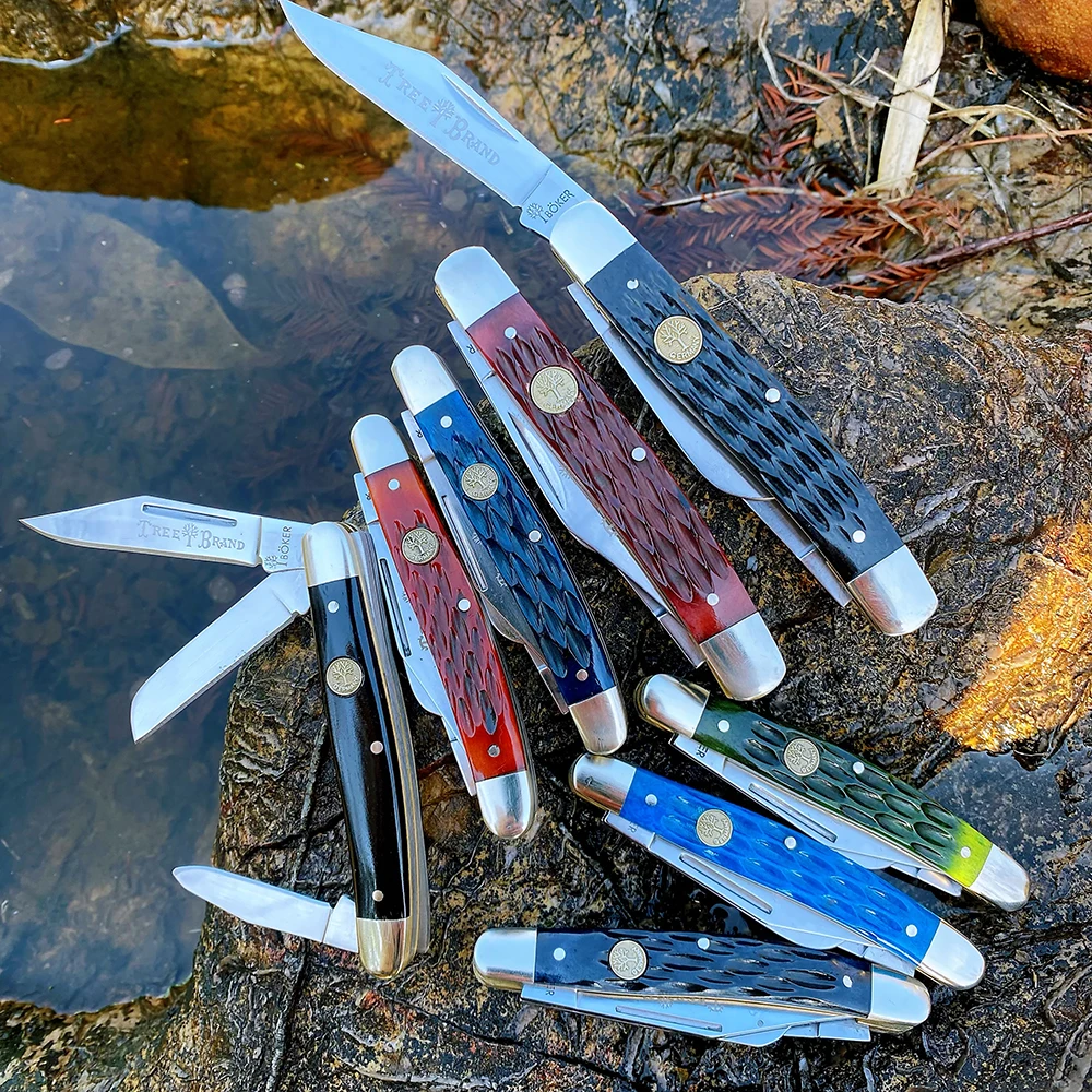 Watchman Knife Trapper Slip Joint Folding Three Blade Pocket Knives Classic Traditional Hunting Fishing Camping
Watchman Knife Trapper Slip Joint Folding Three Blade Pocket Knives Classic Traditional Hunting Fishing Camping