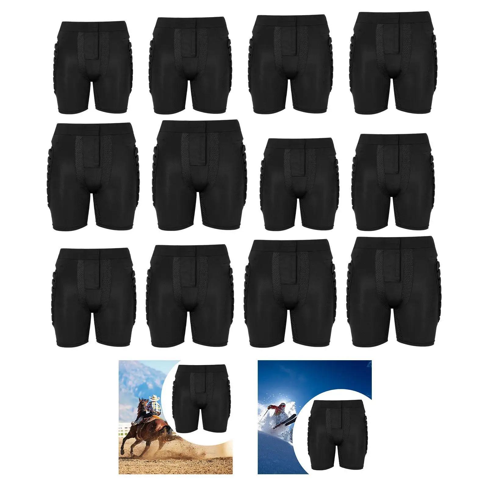 Protective Gear Hip Pad Shorts Impact Fortress Snowboarding Protection for Skiing Skating Roller Activities
Protective Gear Hip Pad Shorts Impact Fortress Snowboarding Protection for Skiing Skating Roller Activities
