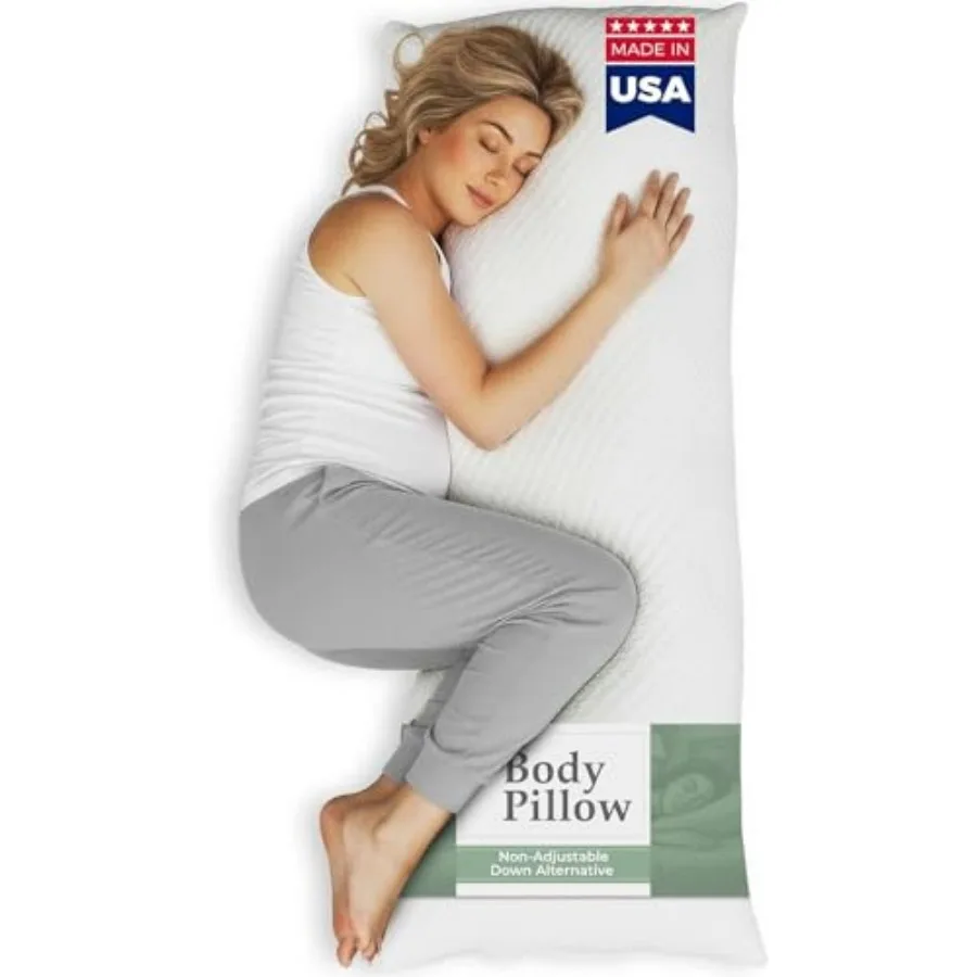 Body Pillow for Adults, Cozy Comfort Down Alternative Pregnancy Pillows - Soft, Supportive, Breathable Side Sleepers Maternity
Body Pillow for Adults, Cozy Comfort Down Alternative Pregnancy Pillows - Soft, Supportive, Breathable Side Sleepers Maternity