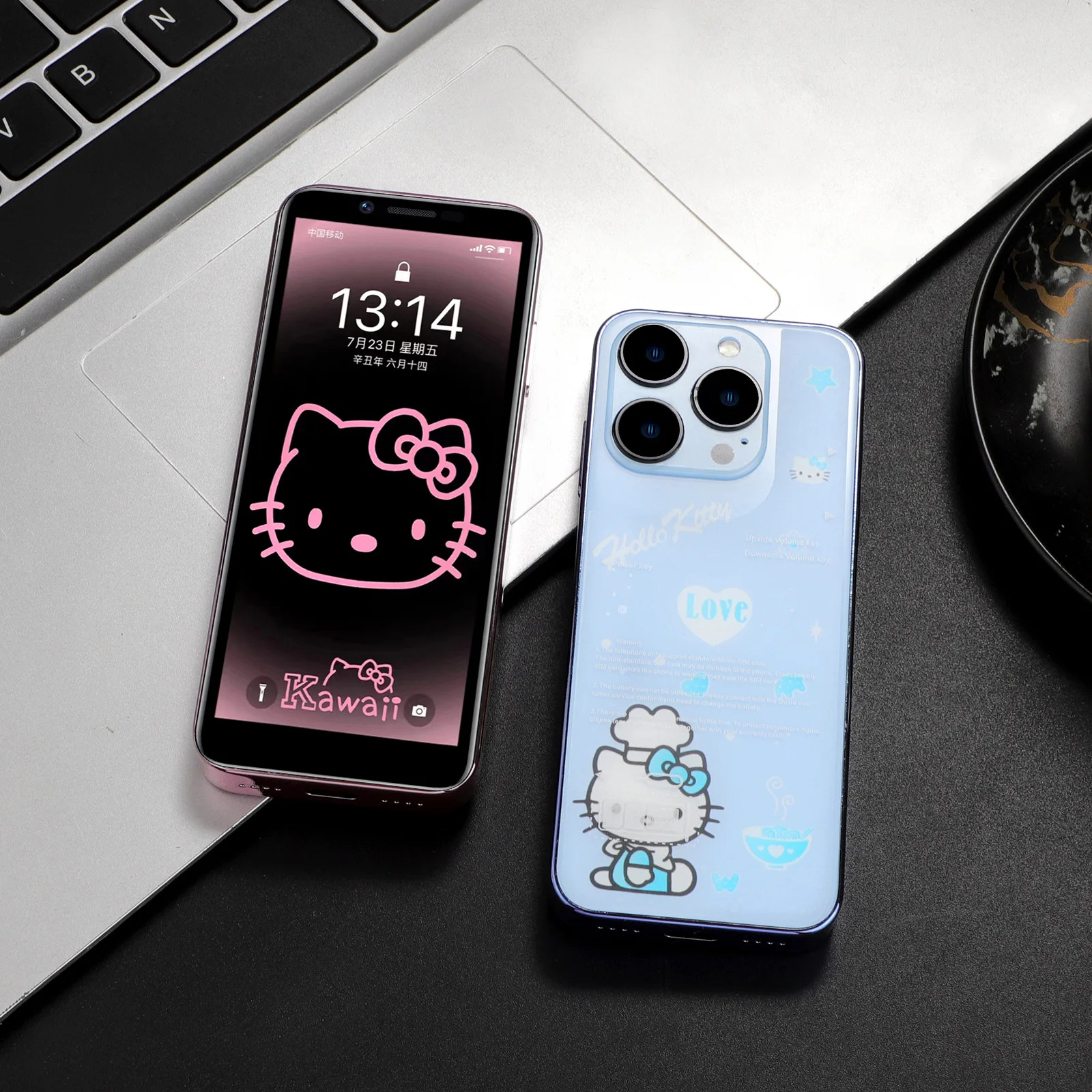 Sanrio Hello kitty 3G Network Mobile Phone Pink Blue Cartoon Mini Mobile Phone Multi Languages Multifunctional Kids Gift Toys
Sanrio Hello kitty 3G Network Mobile Phone Pink Blue Cartoon Mini Mobile Phone Multi Languages Multifunctional Kids Gift Toys