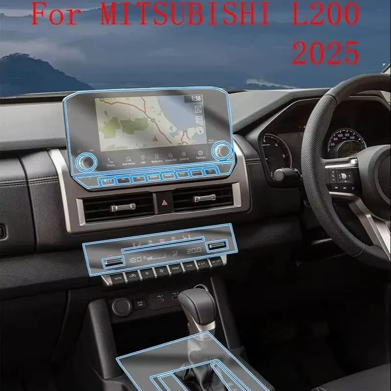 For MITSUBISHI L200 2025 Car Interior Center Console Transparent TPU Protective Film Anti-scratch Repair Car Stickers
For MITSUBISHI L200 2025 Car Interior Center Console Transparent TPU Protective Film Anti-scratch Repair Car Stickers